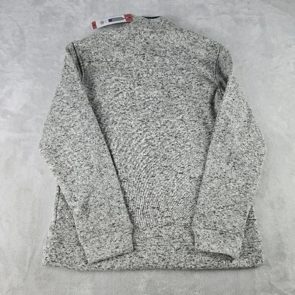 MEN'S EDDIE BAUER RADIATOR FLEECE SNAP FRONT PULLOVER SZ Med - Picture 5 of 10